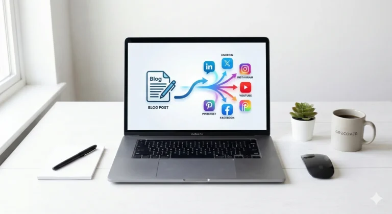 Read more about the article Best AI Tools to Turn Blog Posts into Social Media Content in 2026